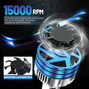 Farol LED de alta potência 4800W com tecnologia Canbus. Compatível com H4, H7, H11, H1, 9005, 9006 e outros modelos. Oferece 6000000 lúmens a 6000K para iluminação branca e clara. Instalação plug-and-play sem modificações.