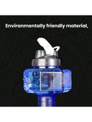 Haltere ajustável de 2.2L com água, ideal para fitness, yoga e treinos ao ar livre. Design portátil e versátil para fortalecer músculos com resistência personalizável. Perfeito para exercícios funcionais em qualquer lugar.