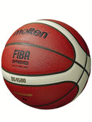 Bola de basquete Molten BG4500 em PU com certificação oficial. Ideal para competições e treinamentos de homens e mulheres. Tamanho 7 padrão.