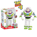 Robô Buzz Lightyear com movimento automático. Figura de ação Pixar com caminhada elétrica. Perfeito para crianças, colecionadores e fãs de Toy Story. Presente ideal para aniversários e ocasiões especiais.