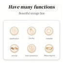 Organizador giratório 360° com 6 compartimentos herméticos. Mantém cereais, doces e arroz frescos e protegidos da umidade. Solução prática para sua despensa.