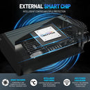 Farol LED de alta potência 4800W com tecnologia Canbus. Compatível com H4, H7, H11, H1, 9005, 9006 e outros modelos. Oferece 6000000 lúmens a 6000K para iluminação branca e clara. Instalação plug-and-play sem modificações.