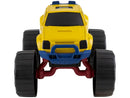 Caminhão de brinquedo off-road com design robusto e detalhes realistas. Ideal para crianças que adoram aventuras e exploração. Construção durável para brincadeiras intensas.