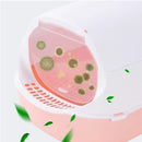 Caixa de Areia para Gatos Kitty – Bandeja de Gato Semifechada à Prova de Respingos, Banheiro para Gatos, Bacia de Limpeza, Suprimentos para Higiene, Bandeja Sanitária para Filhotes