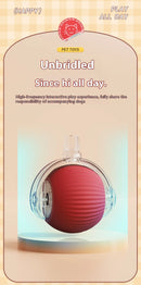 Bola interativa automática para gatos com cauda realista e recarga USB. Estimula instinto de caça, mantém seu felino ativo e entretido. Brinquedo inteligente e seguro.