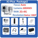 Projetor DITONG HY300 Plus com Android 4K, resolução 1280x720P, dual WiFi e 300 ANSI. Ideal para cinema em casa e ambientes externos. Portátil e com tecnologia LED de alta definição.