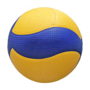 Bola de voleibol tamanho 5 em couro PU com toque macio. Ideal para competições, treinamentos e uso em ambientes internos e externos. Construção durável e desempenho profissional.