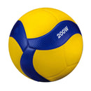 Bola de voleibol tamanho 5 em couro PU com toque macio. Ideal para competições, treinamentos e uso em ambientes internos e externos. Construção durável e desempenho profissional.