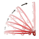 Aro de basquete em aço dobrável de 32cm com rede e parafusos para fixação na parede. Ideal para treinos em casa ou espaços reduzidos. Instalação simples e resistente.